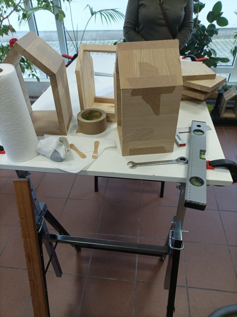 Workshop zum Vogelhausbau&nbsp;|&nbsp;Copyright: Interkultureller Garten Magdeburg e.V.